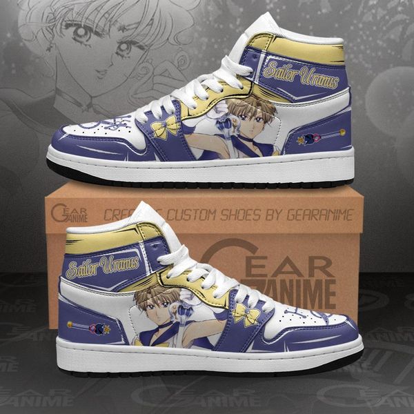 

sailor uranus sneakers moon anime shoes