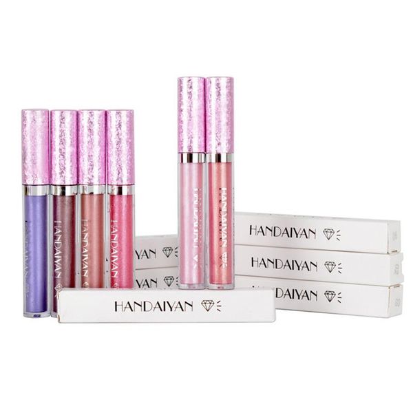 

lip gloss diamond pearly mermaid lipstick lon-lasting colorful blam maquiagem