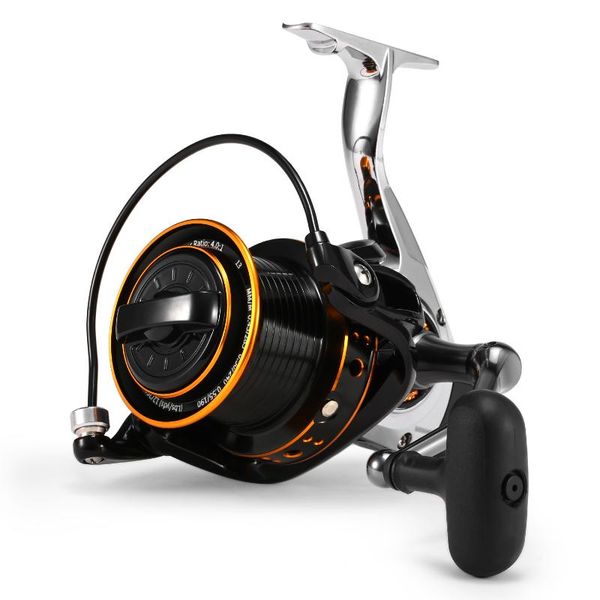 

spinning reel fishing 4.0:1 speed ratio big trolling interchangeable collapsible left and right handle baitcasting reels
