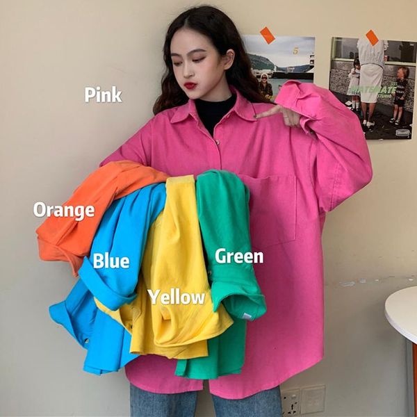 

men's casual shirts corduroy shirt jacket women's spring and autumn 2021 loose retro hong kong style long-sleeved clothes, White;black