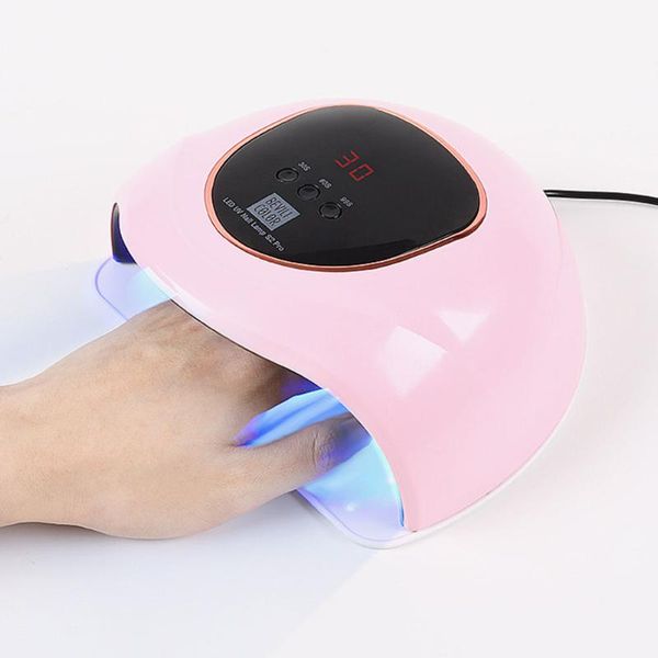 

nail dryers 72w uv led lamps intelligent induction potherapy lamp extension polish baking light manicure tools