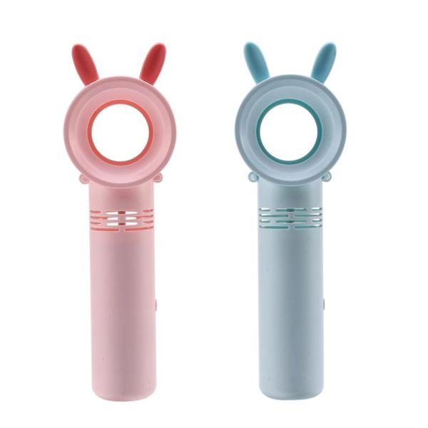 

electric fans portable handheld fan usb charging fanless pocket mini creative cartoon bladeless for school, office, dormitory