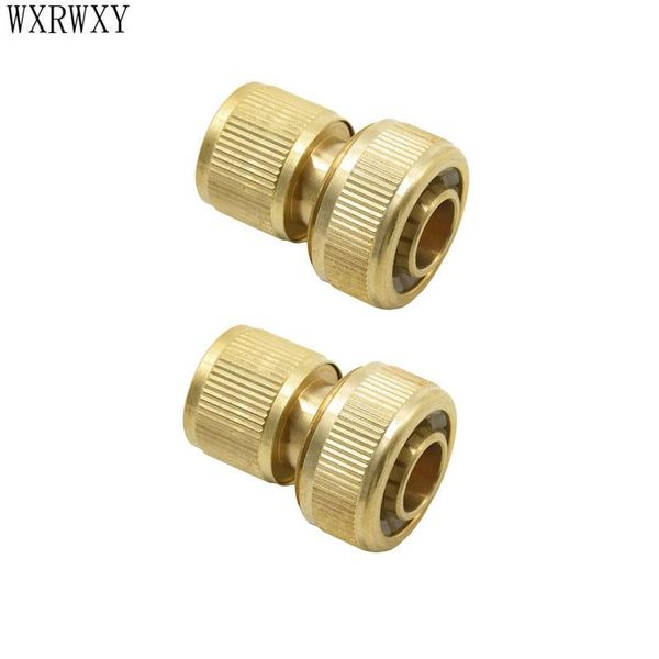 

watering equipments brass hose quick connector 3/4 garden copper adapter drip irrigation fittings 7pcs