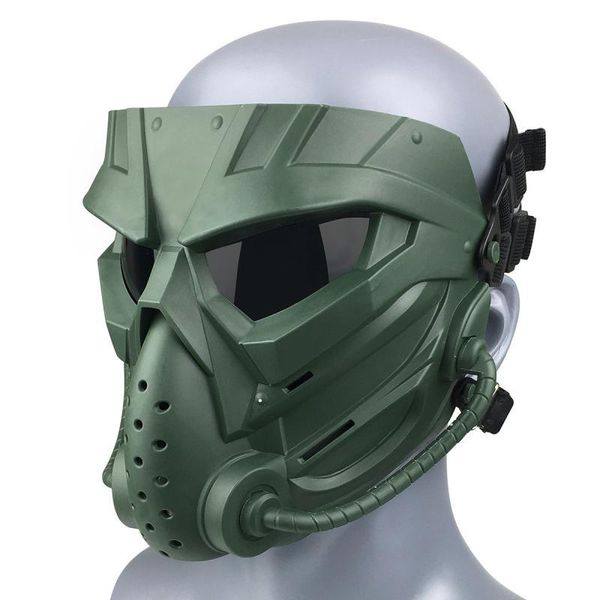 

cool motorcycle face mask with goggles detachable modular for vintage open helmet moto casco helmets