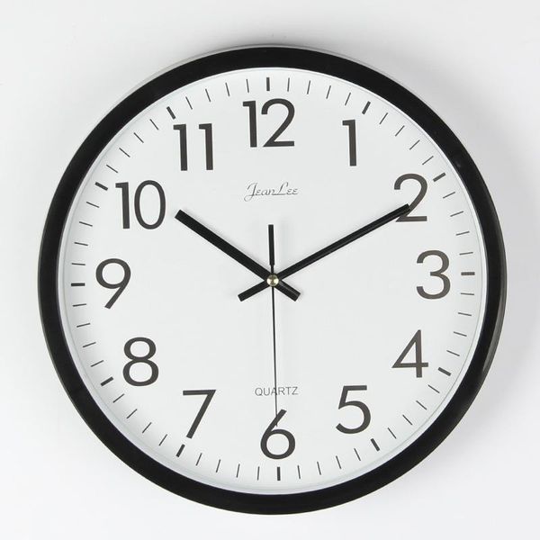 

simple modern wall clock silent creative round solid color mechanism nordic design office reloj de pared home decor be50wc clocks