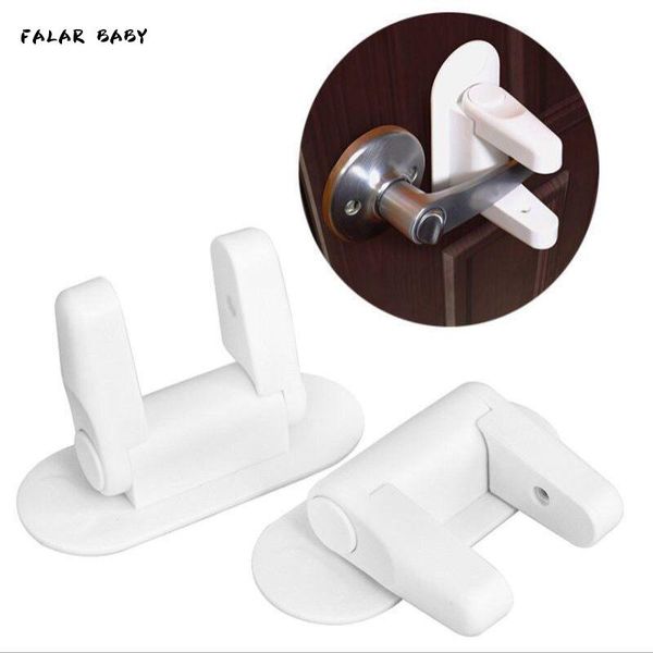 

baby safety lock door lever child locks sproof doors 3m adhesive handle universal standard carriers, slings & backpacks