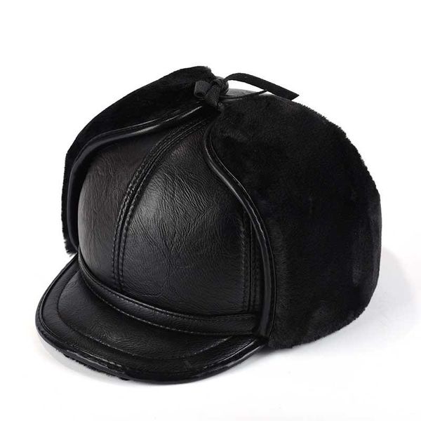 

berets men's autumn and winter hat material mother handmade bomber baseball cap gift from dad husband, Blue;gray