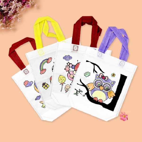 

kid diy drawing craft color bag children learning educational drawing toys with non-toxic water pen for boy and girl coloring