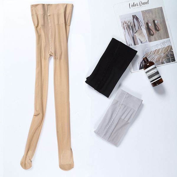 

hosiery stocking's pantyhose spring and summer thin anti hook silk random cutting cat's claw socks black silk flh leg pine, Black;white