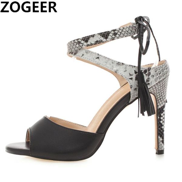 

plus size 48 brand casual women sandals summer 2021 ankle strap high heel white black ladies wedding party shoes
