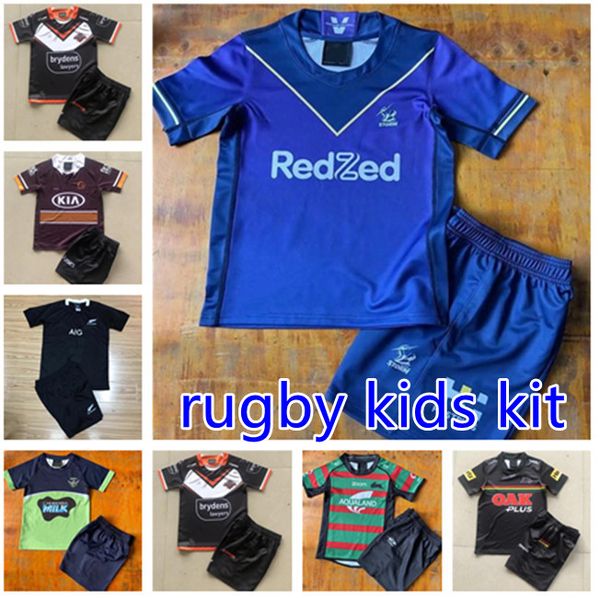

high-quality 2021wests tigers rugby jerseys kids kit 20 21 brisbane broncos penrith panthers canberra assaulter child nrl league jersey, Black;yellow