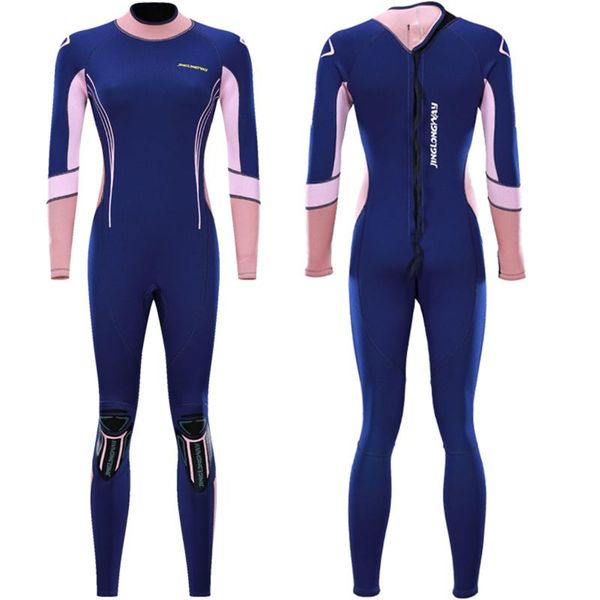 

swim wear 3mm neoprene woman fashion full diving suit wetsuit snorkeling