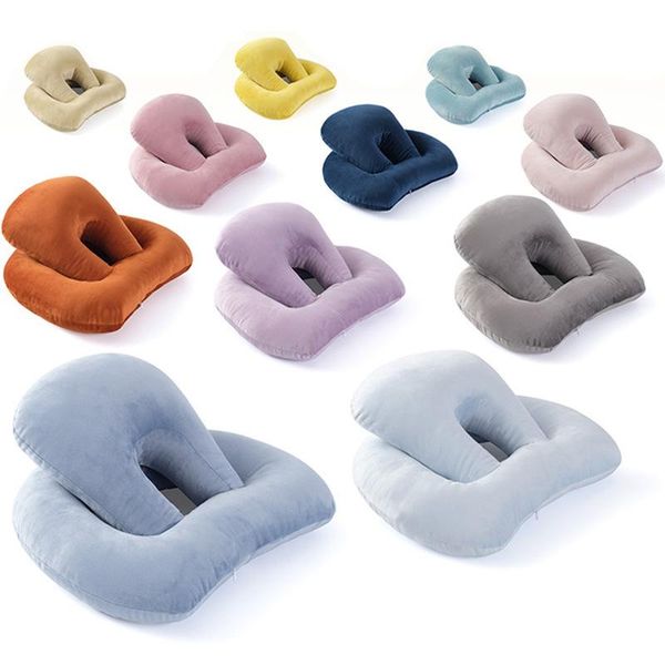 

cushion/decorative pillow fuction office desk rest head supporter cushion headrest travel neck with arm car