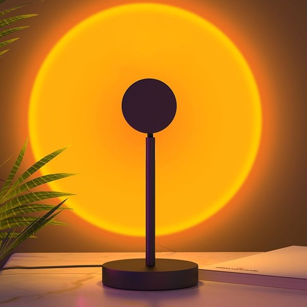 

net red p night led creative portable projection usb atmosphere sunset light