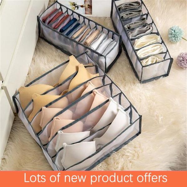 

storage drawers foldable drawer box socks underwear tie bra home closet sorting compartment