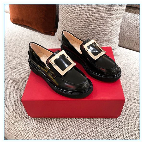 

women shoes comfort pretty sneakers casual true leather shoes metal buckle sneakers extremely durable stability size 35-39, Black