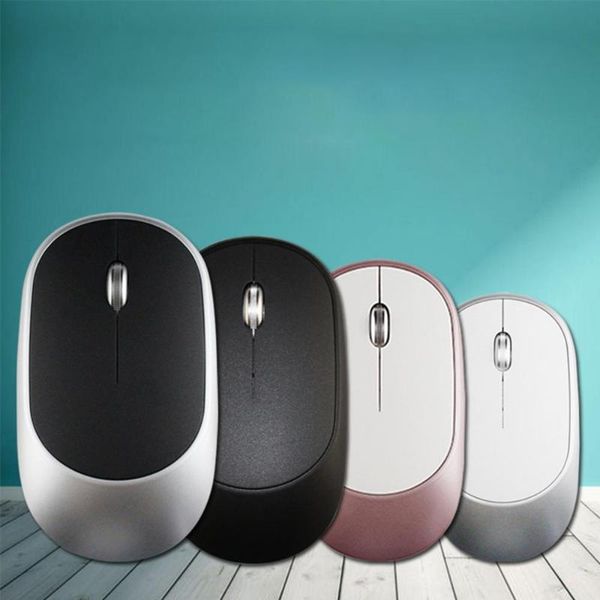 

mice ultra-thin wireless mouse mute bluetooth 2.4ghz adjustable dpi usb gaming mause for tablet lapnotebook accessories