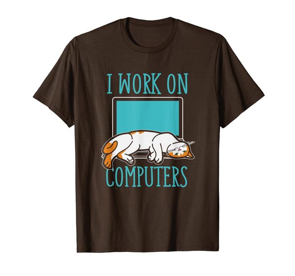 

Funny Cats and Computers Laptop tshirts for pet lovers T-Shirt, Mainly pictures