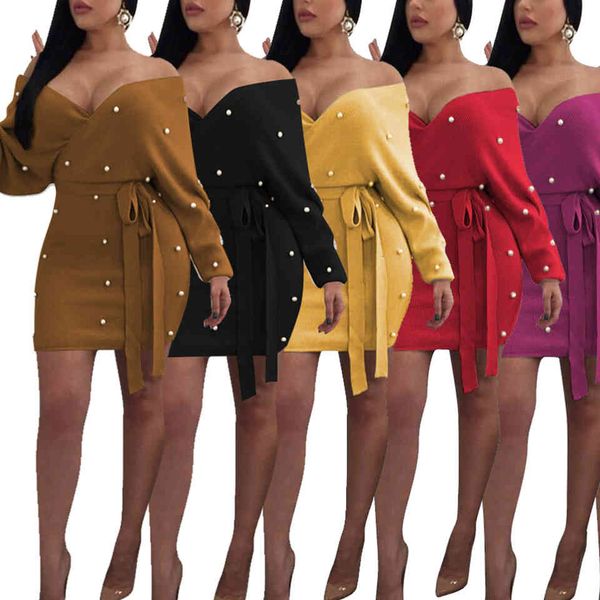 

dressed in embroidery with pearls sukienka clothes bandage naked back off the shoulder deep plunge tight mini dress, Black;gray