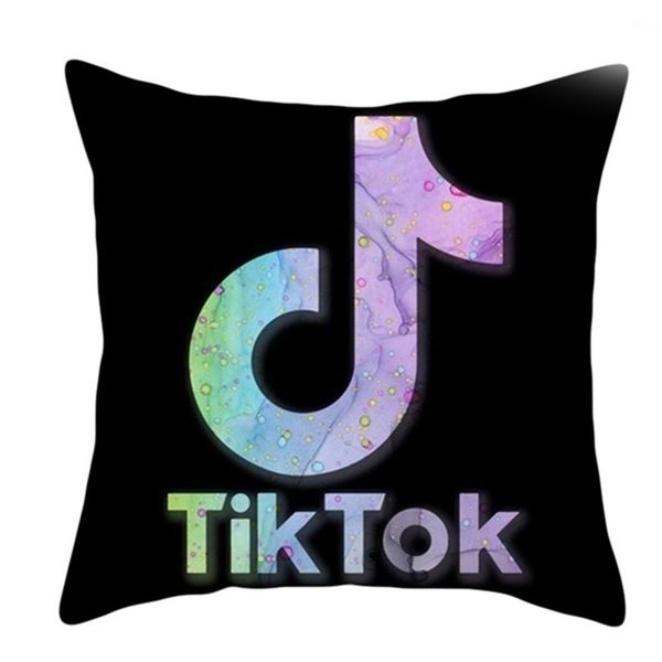 

new tik tok voice jitter tiktok cushion pattern pillow polyester cushion sofa bed throw pillows without pillow inner g4ywz0v