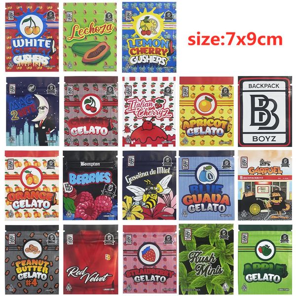 

7x9cm bb packing bag mylar bags 18 types childproof tomyz merzcato backpack boyz 33 lucky 420 packaging
