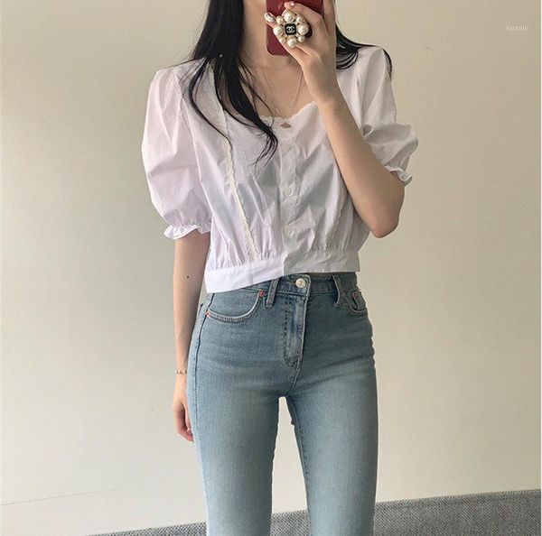 

women's blouses & shirts spring vintage white shirt female oversize women short sleeve girls blouse summer plus size femme blusas