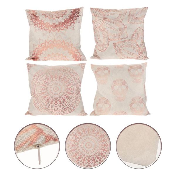 

pillow case 4pcs simple fashion cover home sofa throw bedding accessory