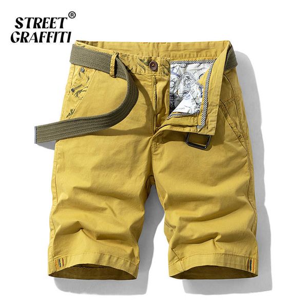 

spring men cotton solid men's shorts clothing summer casual denim short breeches bermuda fashion jeans for beach pants 210714, White;black