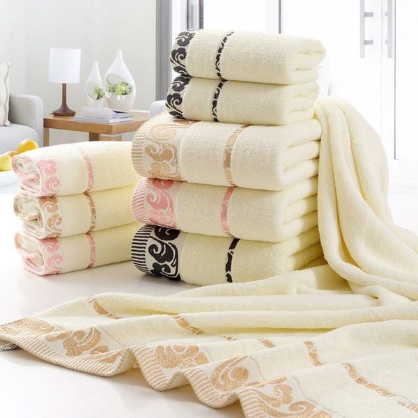 

towel beige large beach terry hammam towels cloud pattern embroidered for bath shower el 100% cotton soft microfiber wj901