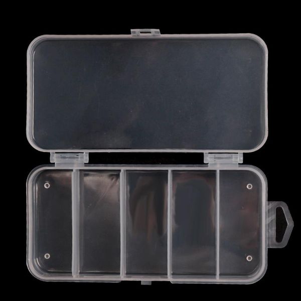 

fishing accessories 1pcs multifunctional high resistance transparent visible strength plastic lure bait box tackle