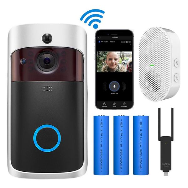 

doorbells v5 smart ip video intercom wifi door phone bell doorbell camera ir alarm wireless security