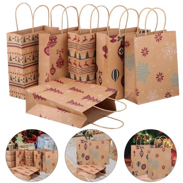 

gift wrap 24pcs exquisite bags paper christmas package (assorted color)