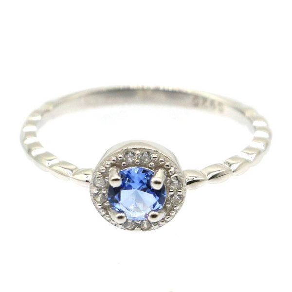 

8x8mm 1.9g lovely cute created violet tanzanite white cz for ladies jewelry daily wear real 925 solid sterling silver rings cluster, Golden;silver