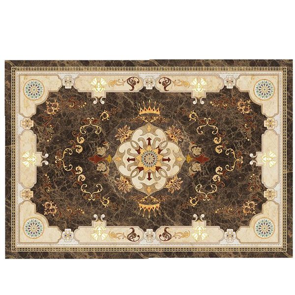 

carpets european style large area mat living room coffee table carpet pu leather diy door non-slip waterproof rug for kitchen