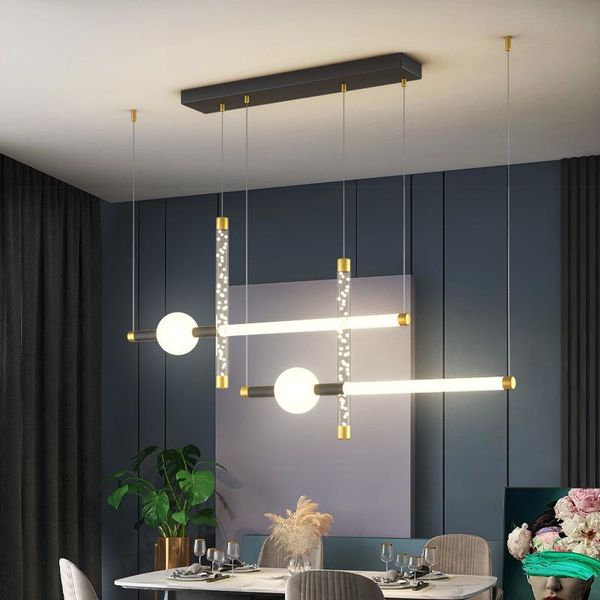 

pendant lamps led lights for bedroom study living room kitchen hall indoor warm luster ac85-260v acrylic lighting fixtures