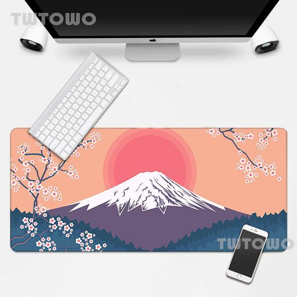 

mouse pads & wrist rests japanese pink cherry blossom style pad mat large mousepad deskgamer natural rubber sell home