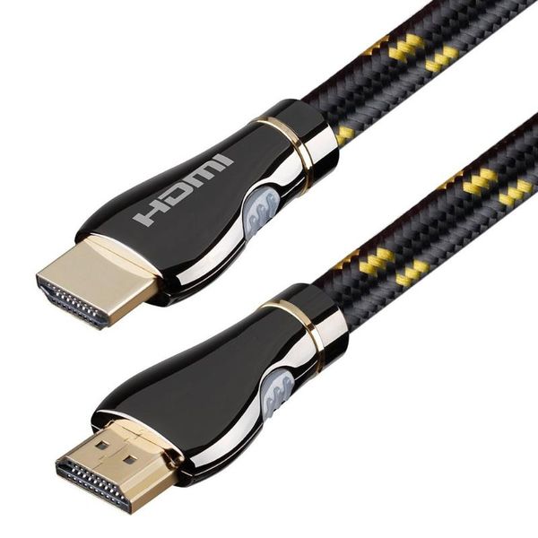 

audio cables & connectors 2.0 4k 60hz 18gbps cable computer projection braided hd ethernet cord 5m 10m 15m video
