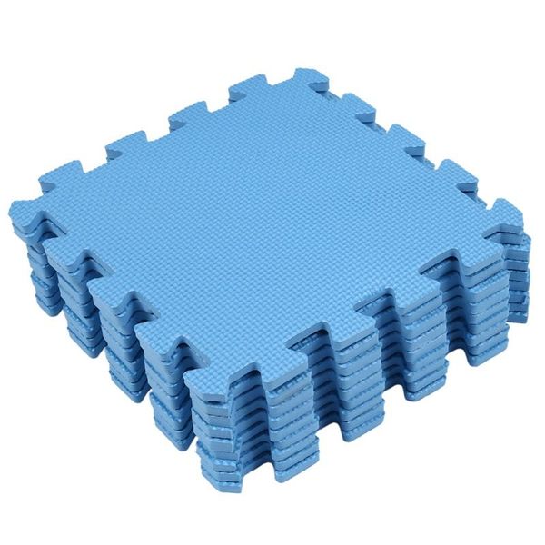 

carpets promotion eva puzzle foam anti-fatigue blue interlocking floor mats