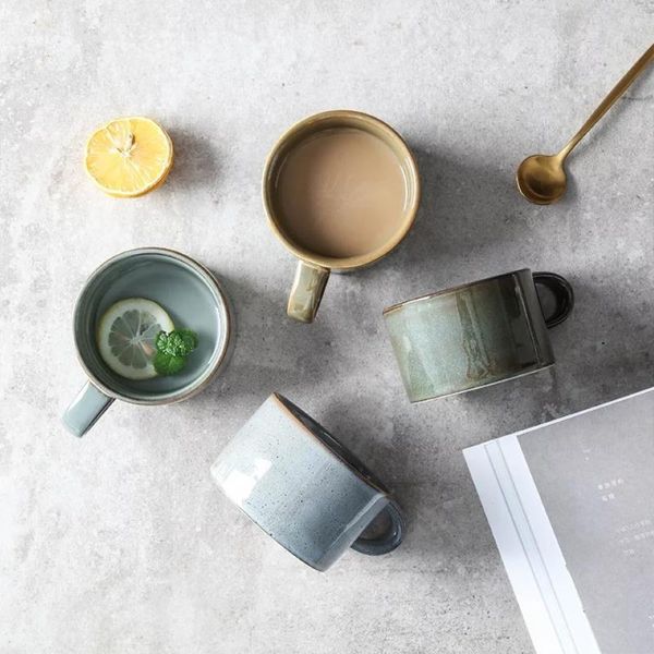 

mugs 150ml japanese ceramic cups creative household coffee cup personalized water mug kungfu teacup nordic retro luxurious milk