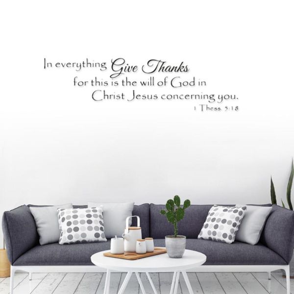 

in everything christian jesus quotes wall stickers home decor living room art decals diy wallpaper wallpapers