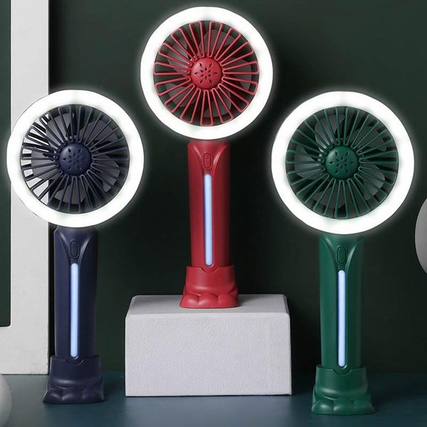 

summer portable mini fan 3 speed adjustable fans usb rechargeable desk handheld air conditioner cooler outside electric