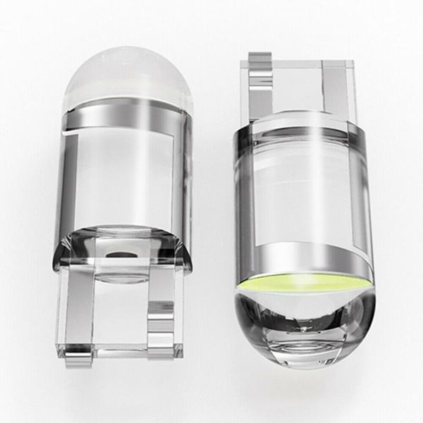

emergency lights sidelight cob led t10 501 white xenon w5w 0.15a 1.5w 10x bulbs car