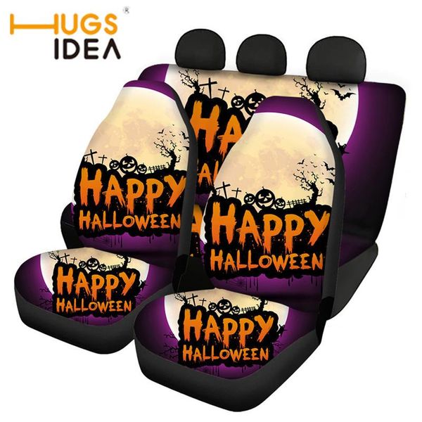 

halloween personlized pattern design vehicle seat protector mat auto front and rear covers universal size chair