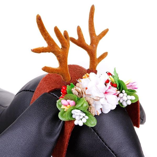 

dog apparel pet supplies puppy small dogs cat headdress christmas antlers decoration hat