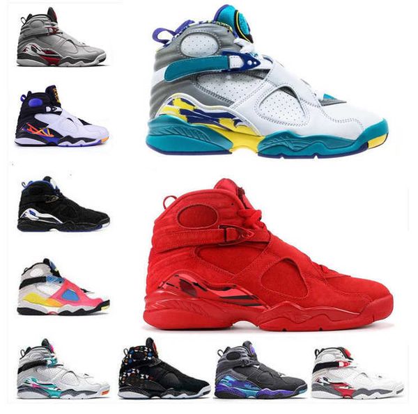 

mens 8s basketball shoes outdoor shoes jumpman aqua black south beach three peat doernbecher 8 trainers se white multicolor sneakers 40-47
