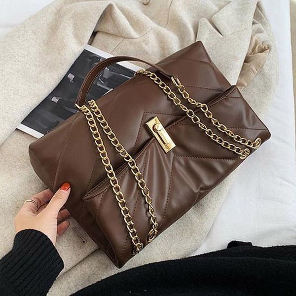 

shoulder bags women's bag pu leather handbags crossbody purse for lady large capacity lozenge flap