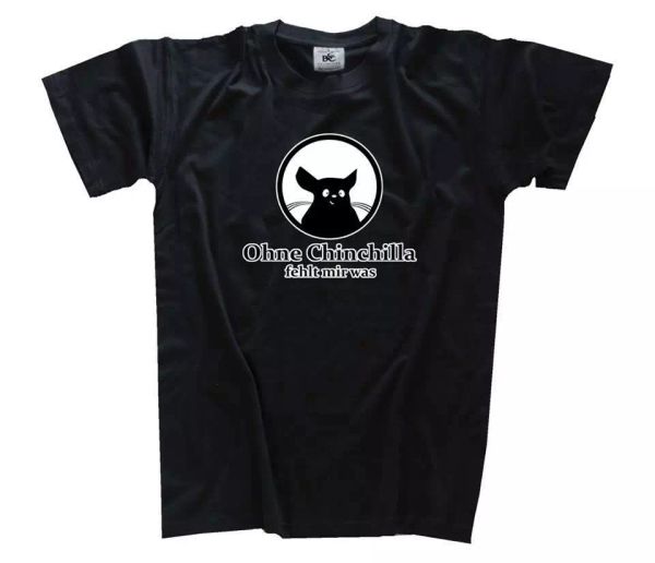 

without chinchilla missing me what t-shirt s-xxxl, White;black