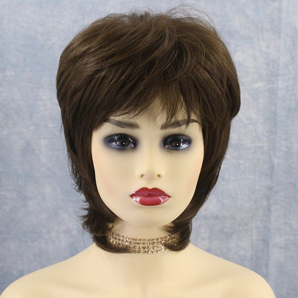 

fashionable wig beautiful goddess synthetic s female chemical fiber small curly wig, Black