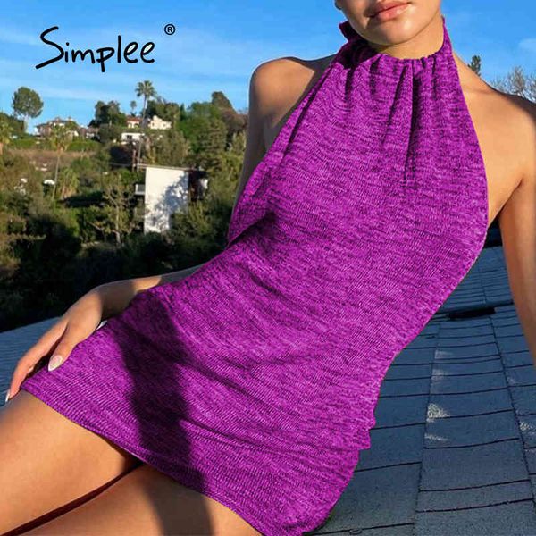 

backless solid summer mini women high street slim bodycon dress streetwear beach holiday party club dresses 210414, Black;gray