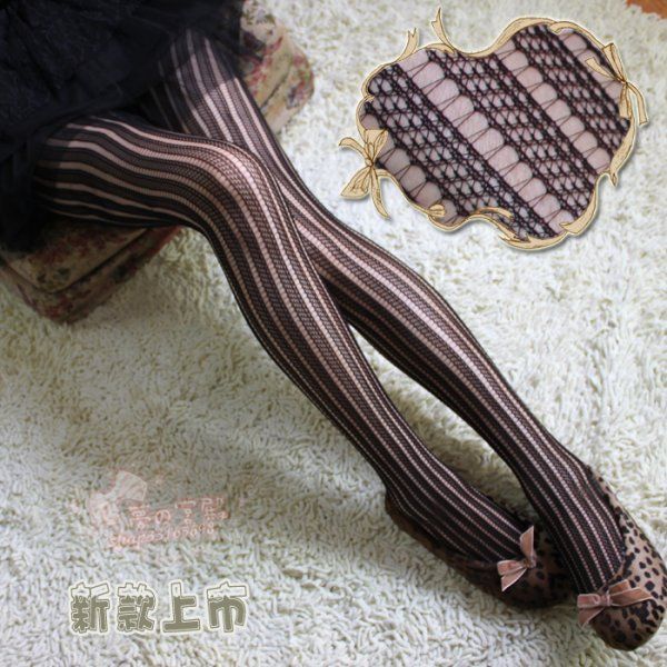

26 styles women fishnet pattern jacquard leg warmers stockings pantyhose tights fancy night club 1pcs dww20, Black;white